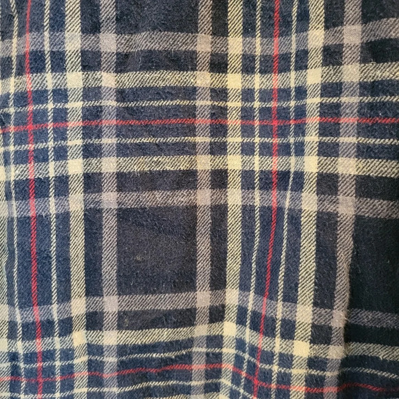 Vintage Wrangler Western Fit Long Sleeve Plaid Pearl Snap Button Flannel Shirt - Picture 3 of 6